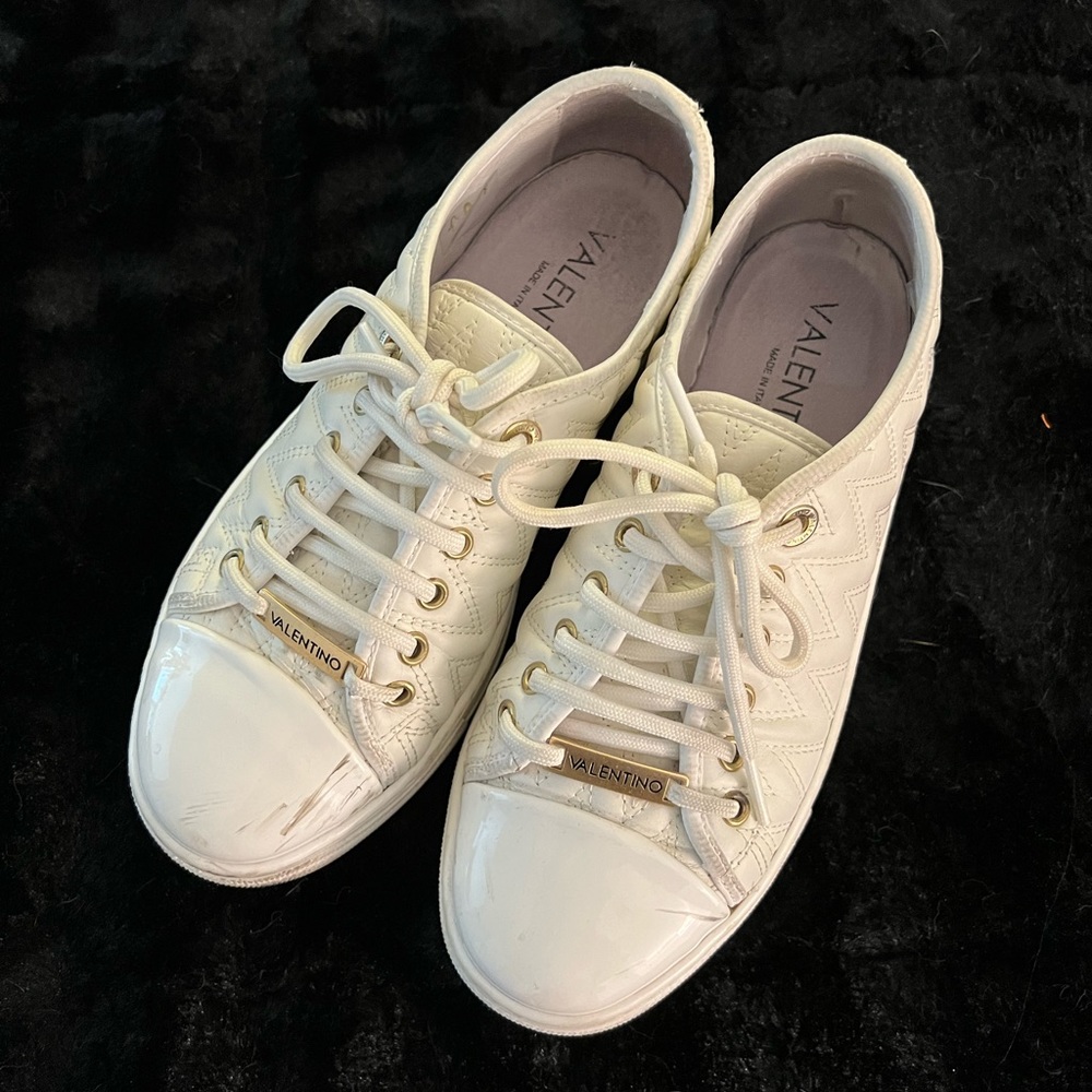 valentino white sneakers